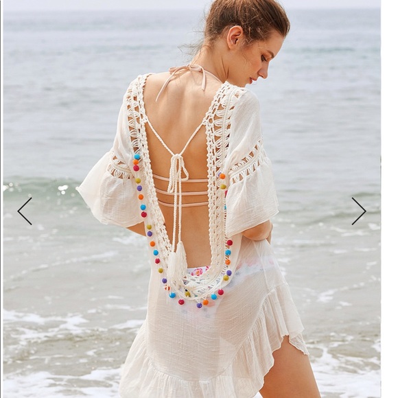 LAST ONE 🏖Pom Pom cover up⛱ - Picture 2 of 4